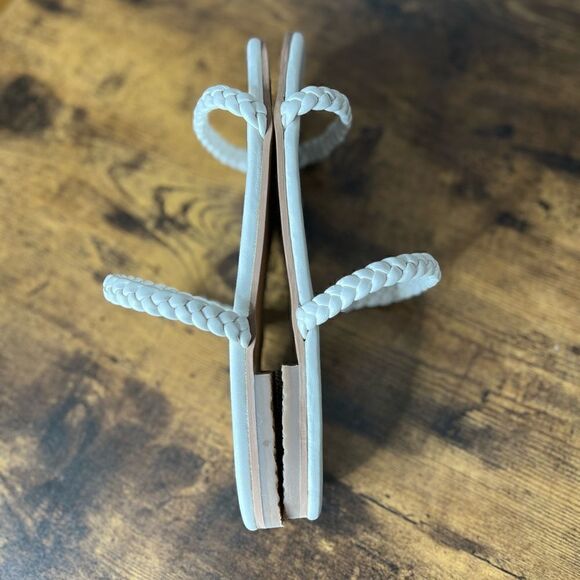 Diba True Jo Vial Leather Braided Sandal in Off White, Size 9. New in Box! - Picture 12 of 16